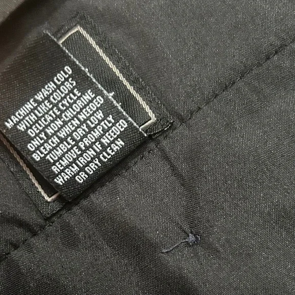 Jos A Bank Trousers Men 35x29 Navy Blue Pleated Cuffed Classic 100% Wool Slacks - Picture 11 of 11